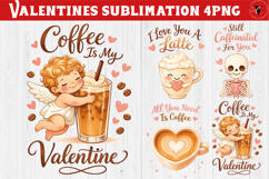 Cute Valentine's bundle | Valentines Coffee Print Product Image 12