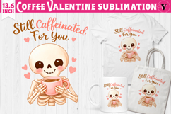 Cute Valentine's sublimation | Valentines Coffee Print Product Image 1