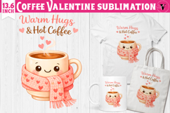 Cute Valentine's sublimation | Valentines Coffee Print Product Image 1