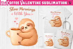Cute Valentine's sublimation | Valentines Coffee Print Product Image 1