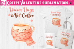 Cute Valentine's sublimation | Valentines Coffee Print Product Image 1