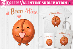 Cute Valentine's sublimation | Valentines Coffee Print Product Image 1