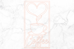 Coffee Wall Art SVG Laser Cut Product Image 3