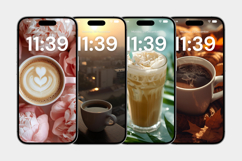 Aesthetic Coffee Cozy iphone Desktop Wallpaper Pack Product Image 4