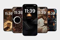 Aesthetic Coffee Cozy iphone Desktop Wallpaper Pack Product Image 5