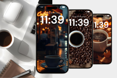 Aesthetic Coffee Cozy iphone Desktop Wallpaper Pack Product Image 6