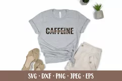 Caffeine mama SVG. Mom life saying. Funny coffee quote Product Image 2
