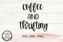 Coffee And Thrifting SVG / svg cut file Product Image 2
