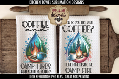 Camping Grillin and Chillin Kitchen Towel Bundle | 16 PNGs Product Image 5