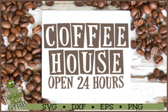 Coffeehouse SVG File Product Image 1