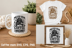 Mom Life Coffee SVG Design Product Image 1