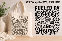 Mom Life Coffee SVG | Coffee Lover Typography SVG Product Image 1