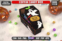 Coffin Candy Box Laser Cut| Halloween Treats |Trick or Treat Product Image 1