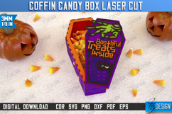 Halloween Treats Box| Coffin Box | Trick or Treat |Candy Box Product Image 1