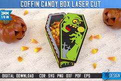 Halloween Treats Box| Coffin Box | Trick or Treat |Candy Box Product Image 1