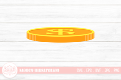 Money Coin Cash Dollar Illustration Product Image 1