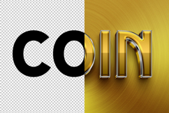 Coin 3D editable text effect Product Image 2