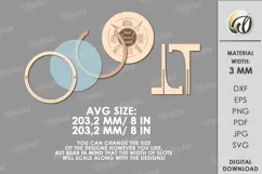 Coin Holder LaserCut. Wooden Money Box SVG Product Image 2