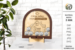 Coin Holders Bundle LaserCut. Wooden Money Box SVG Product Image 12