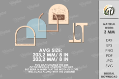 Coin Holder LaserCut. Wooden Money Box SVG Product Image 2