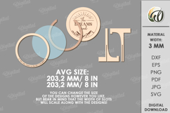 Coin Holder LaserCut. Wooden Money Box SVG Product Image 2