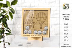 Coin Holders Bundle LaserCut. Wooden Money Box SVG Product Image 9