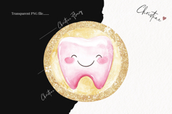 Pink Watercolor Coin - Tooth Fairy PNG Product Image 2