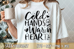 Cold hands warm heart SVG cut file Product Image 3