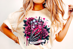 Cold And Icy PNG, Skeleton PNG, Skull PNG, Iced Coffee PNG Product Image 2