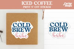 Cold Brew Babe Sticker