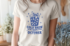 Cold Brew SVG, Funny Coffee Quote PNG Trendy Design Product Image 2