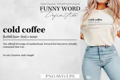 Funny Mom-Themed Definitions | SVG & PNG | Motherhood Product Image 1