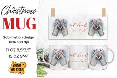 Cozy Christmas sublimation mug bundle. 6 design 11 oz,15 oz Product Image 4