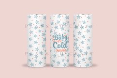 cold outside winter skinny tumbler sublimation wrap with high resolution 300 DPI and transparant background perfect for 20oz and 30oz skinny tumbler