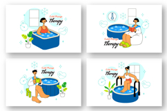 10 Cold Plunge Therapy Illustration Product Image 2