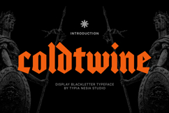 Coldtwine - Bold Gothic Blackletter Font Product Image 1
