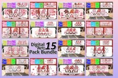 15x Colorful Mug Wrap , Love Gnome Product Image 2