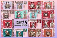 15x Tumbler Wrap Set for 20oz , Xmas Product Image 2