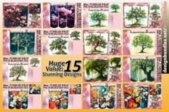 15x Vibrant Blossom Spring Tree Tumbler 20oxz Bundle PNG Product Image 1