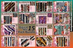15x 3D Animal Print and Flower Tumbler Wraps Bundle 20oz Product Image 1