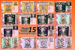 15x 20oz Tumbler Design Sublimation Set , Xmas Product Image 1