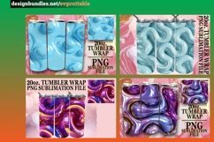 15x 3D Inflated Puff Tumbler Wraps 20oz Bundle, Lively Product Image 3