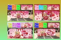 15x Ready-to-Use Mug Wrap , Love Bear Product Image 3