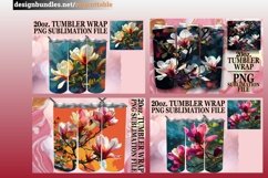 15x Radiant Blossom Spring Tree Tumbler 20oz Bundle PNG Product Image 6