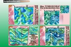 15x 3D Inflated Puff Tumbler Wraps Bundle, 20oz Colorful Product Image 3
