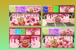 15x Mug Wrap Design , Love Bear Product Image 3