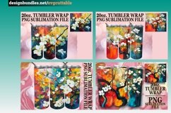 15x Vibrant Blossom Spring Tree Tumbler 20oxz Bundle PNG Product Image 5