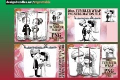 15x Wedding Tumbler 20ozSublimation Design Bundle, Bride PNG Product Image 3