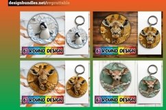 15x Round 3D Hole-In-The-Wall Animal Design Bundle, Humorous Product Image 9