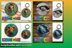 15x Round 3D Hole-In-The-Wall Animal Design Bundle, Humorous Product Image 7